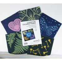 Specialist Crafts Cyanotype Coloured Fabric Pack