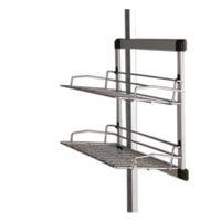 spacepro aura silver sliding shoe rack w280mm