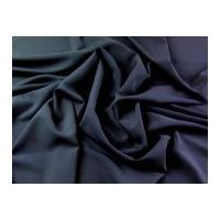 Spanish Plain Two Way Stretch Suiting Dress Fabric Navy Blue