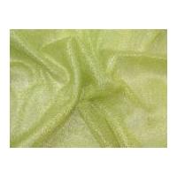 Spider Tulle Netting Fabric Metallic Lime Green