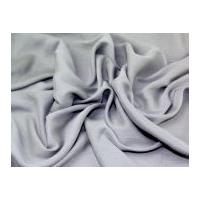 Sparkly Lurex Crinkle Chiffon Dress Fabric Silver Grey