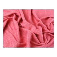 Spanish Lurex Heavy Woven Tweed Dress Fabric Coral Pink