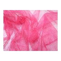 Spider Tulle Netting Fabric Cerise Pink