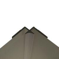 Splashwall Fawn Colour Co-Ordinated PVC Trim (L)2440mm (T)4mm