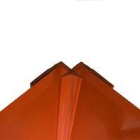 Splashwall Pumpkin Colour Co-Ordinated PVC Trim (L)2440mm (T)4mm
