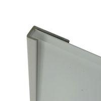 Splashwall White Colour Co-Ordinated PVC Trim (L)2440mm (T)4mm