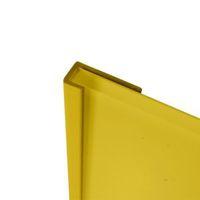 Splashwall Lemon Colour Co-Ordinated PVC Trim (L)2440mm (T)4mm