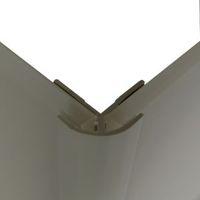 splashwall fawn colour co ordinated pvc trim l2440mm t4mm