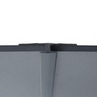 Splashwall Silver Colour Co-Ordinated PVC Trim (L)2440mm (T)4mm