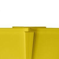 Splashwall Lemon Colour Co-Ordinated PVC Trim (L)2440mm (T)4mm