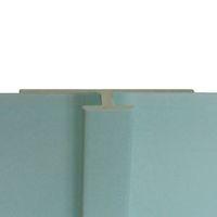 Splashwall Mist Colour Co-Ordinated PVC Trim (L)2440mm (T)4mm