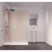 Splashwall Milano Marble Effect Single Shower Panel (L)2420mm (W)585mm (T)11mm