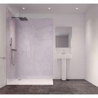 Splashwall Blue Spa Single Shower Panel (L)2420mm (W)585mm (T)11mm