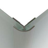 Splashwall Mist Colour Co-Ordinated PVC Trim (L)2440mm (T)4mm