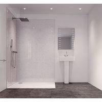 splashwall star dust single shower panel l2420mm w585mm t11mm