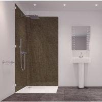 Splashwall Volcanic Sand Single Shower Panel (L)2420mm (W)585mm (T)11mm