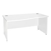 Spectrum Panel End Wave Desk 1600mm Left