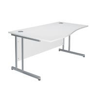 Spectrum Cantilever Wave Desk 1600mm Left