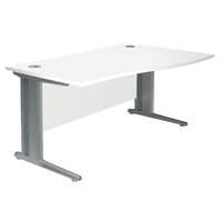 spectrum deluxe wave desk 1200mm left