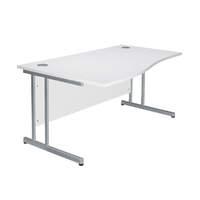 Spectrum Cantilever Wave Desk 1600mm Right