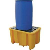 SPILLPALLET FOR 1 x 205l DRUM - YELLOW