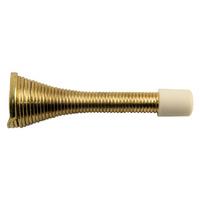 Spring Style Door Stop Electro Brassed