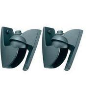 Speaker wall mount Tiltable, Swivelling Distance to wall (max.): 3 cm Vogel´s VLB 500 Black 1 pair