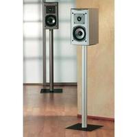 Speaker stand Rigid Max. distance to floor/ceiling: 71 cm VCM Morgenthaler Boxero Maxi Silver, Glass black 1 pair