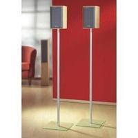 Speaker stand Rigid Max. distance to floor/ceiling: 71 cm VCM Morgenthaler Sulivo mini Silver, Glassy 1 pair