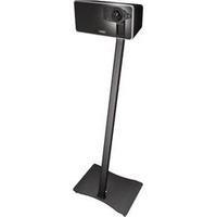 Speaker stand Swivelling/tiltable, Swivelling Max. distance to floor/ceiling: 98.4 cm Hama Black 1 pc(s)