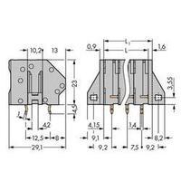 spring loaded terminal 600 mm number of pins 2 745 302 wago grey 1 pcs