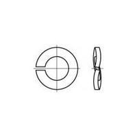 Split lock rings Inside diameter: 16.2 mm DIN 128 Spring steel zinc plated 100 pc(s) TOOLCRAFT 105847