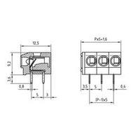 Spring-loaded terminal 2.50 mmÂ...