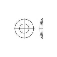 Split lock washers Inside diameter: 10.5 mm DIN 137 Spring steel 100 pc(s) TOOLCRAFT 105892