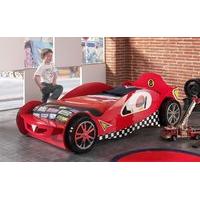 Speedster Racing Car Bed, Single, Red