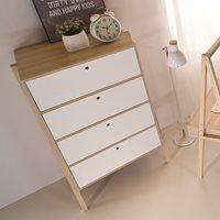 SPOT CHEST OF FOUR DRAWERS in Acacia