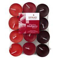 Spaas Mulberry Wine Tea Light Pack of 24