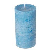 Spaas Rustic Dark Sea Mist Blue Pillar Candle Medium