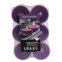 spaas lavender chocolate tealights pack of 12