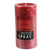 spaas strawberry forest fruits pillar candle large