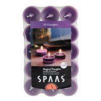 spaas lavender chocolate tealights pack of 30