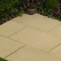 Speckled Buff Lisse Paving Slab (L)600 (W)400mm Pack of 32