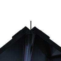 Splashwall Black Colour Co-Ordinated PVC Trim (L)2440mm (T)4mm