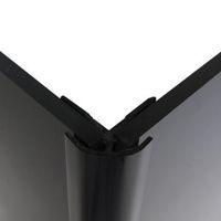 Splashwall Black Colour Co-Ordinated PVC Trim (L)2440mm (T)4mm