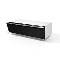 Spectral SCALA SC1104 Gloss White Lowboard TV Cabinet w/ Universal Soundbar Element