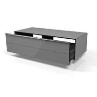 Spectral SCALA SC1100-SL Silver Lowboard TV Stand w/ Drawer