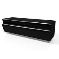 Spectral SCALA SC1653 Gloss Black TV Cabinet w/ Fabric Front