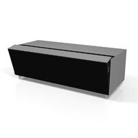 Spectral COCOON CO5 Large Silver TV Cabinet w/ Fabric Front