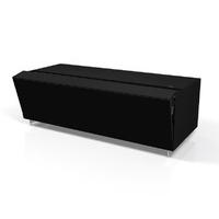 spectral cocoon co5 large gloss black tv cabinet w fabric front