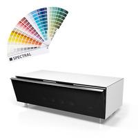 Spectral SCALA SC1104 Gloss Custom Colour Lowboard TV Cabinet w/ Universal Soundbar Element